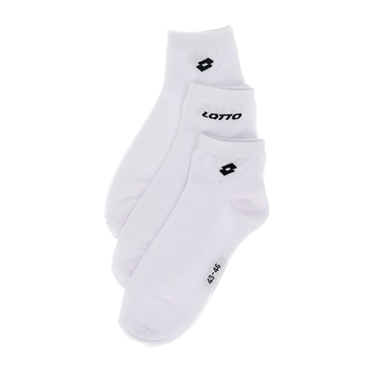 Calcetines Lotto Ankle II Pk3prs Blancas | UD543344X6