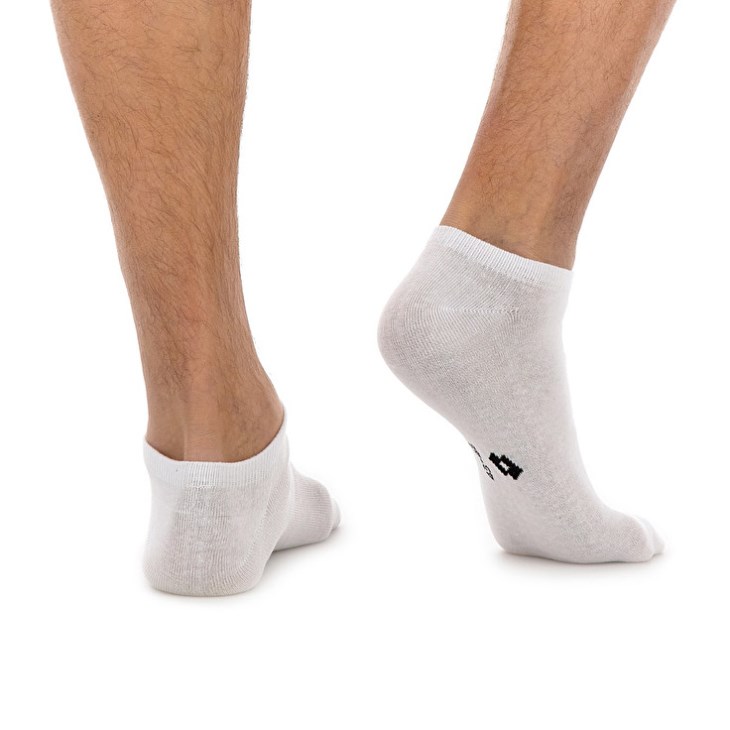 Calcetines Lotto Low Cut Pk3prs Blancas | CW391579I8