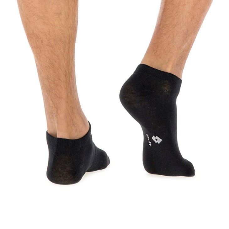 Calcetines Lotto Low Cut Pk3prs Negras | ST813531C5