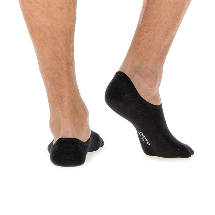 Calcetines Lotto No Show II Pk3 Negras | NH300560E4