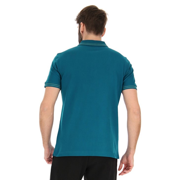 Camisa Polo Lotto Polo Classica Hombre Azules Azules | QT996979P4