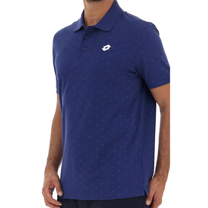 Camisa Polo Lotto Polo Elba II PQ Hombre Azules | XP100370Z8