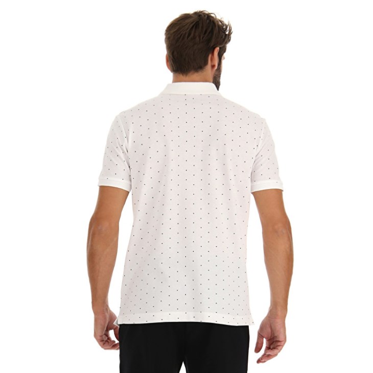 Camisa Polo Lotto Polo Elba II PQ Hombre Blancas | CF435083T0