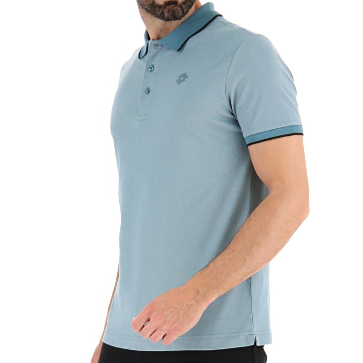 Camisa Polo Lotto Polo Firenze Hombre Azules | KO417491L7