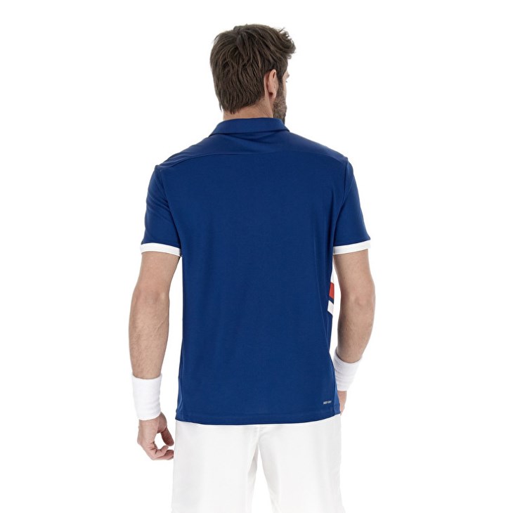 Camisa Polo Lotto Squadra III Hombre Azules | KO595899A3