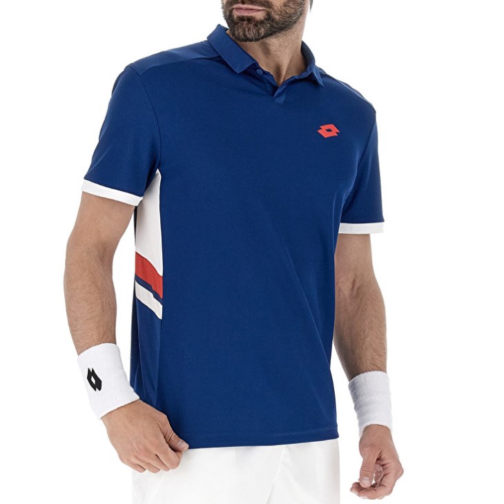 Camisa Polo Lotto Squadra III Hombre Azules | KO595899A3