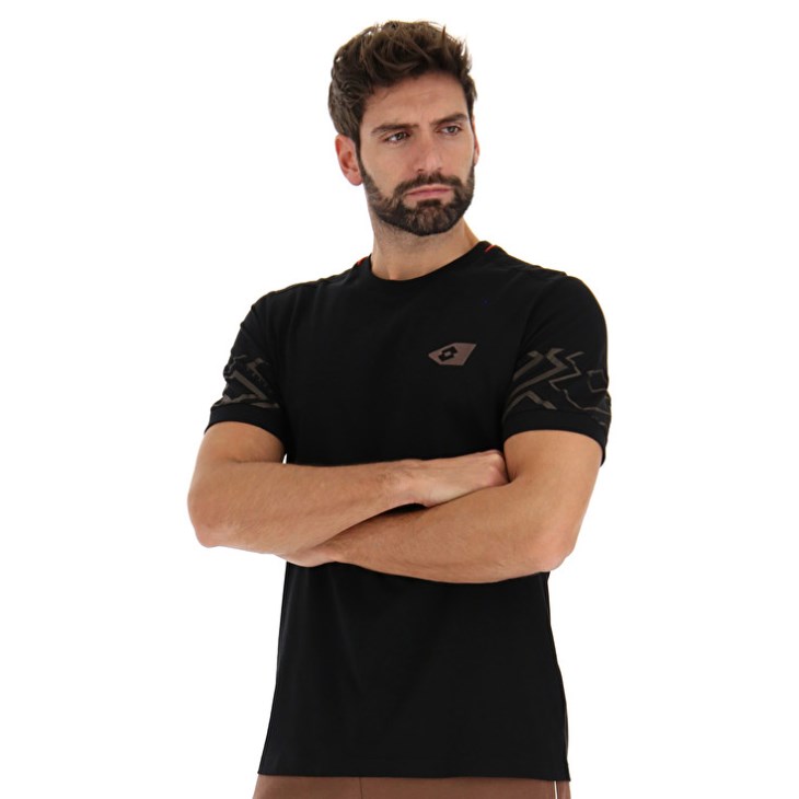 Camiseta Lotto Athletica Classic VI Hombre Negras | SQ126052O9