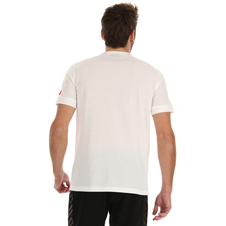 Camiseta Lotto Athletica Classic VI Hombre Blancas | ZP105290G8