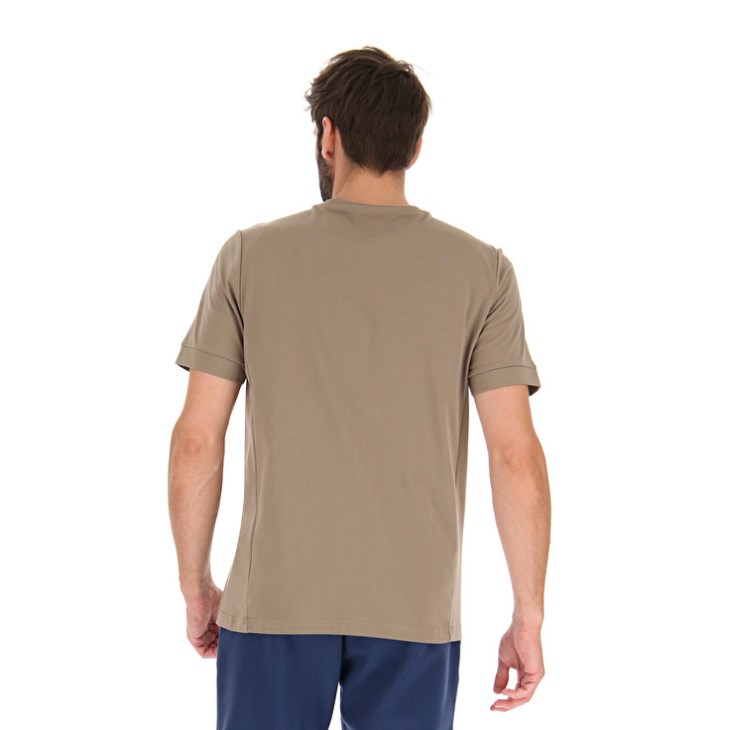Camiseta Lotto Athletica Due VI Hombre Beige | EI618851S7
