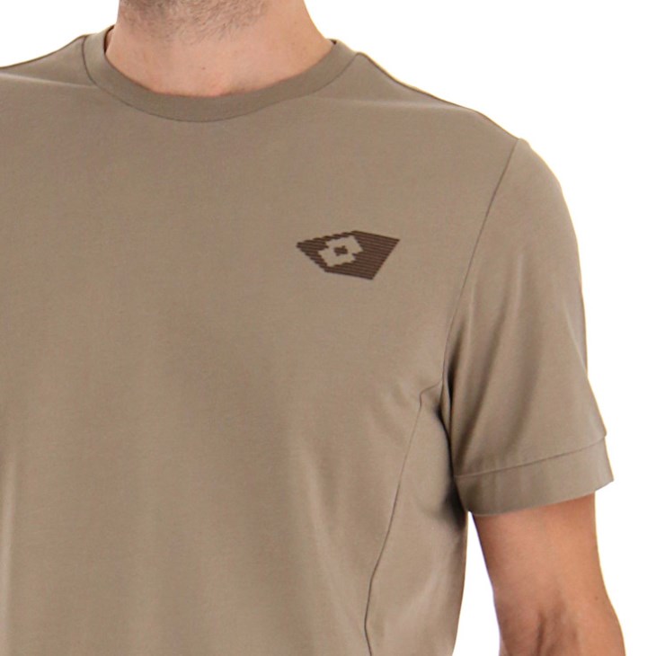 Camiseta Lotto Athletica Due VI Hombre Beige | EI618851S7