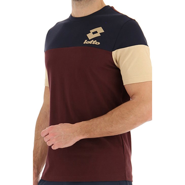 Camiseta Lotto Athletica LG III BCK JS Hombre Rojas Oscuro | RM592599G8