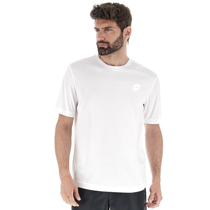 Camiseta Lotto MSP II Hombre Blancas | QX102400V3
