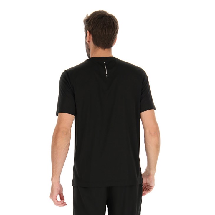 Camiseta Lotto MSP II Hombre Negras | PJ661706F6