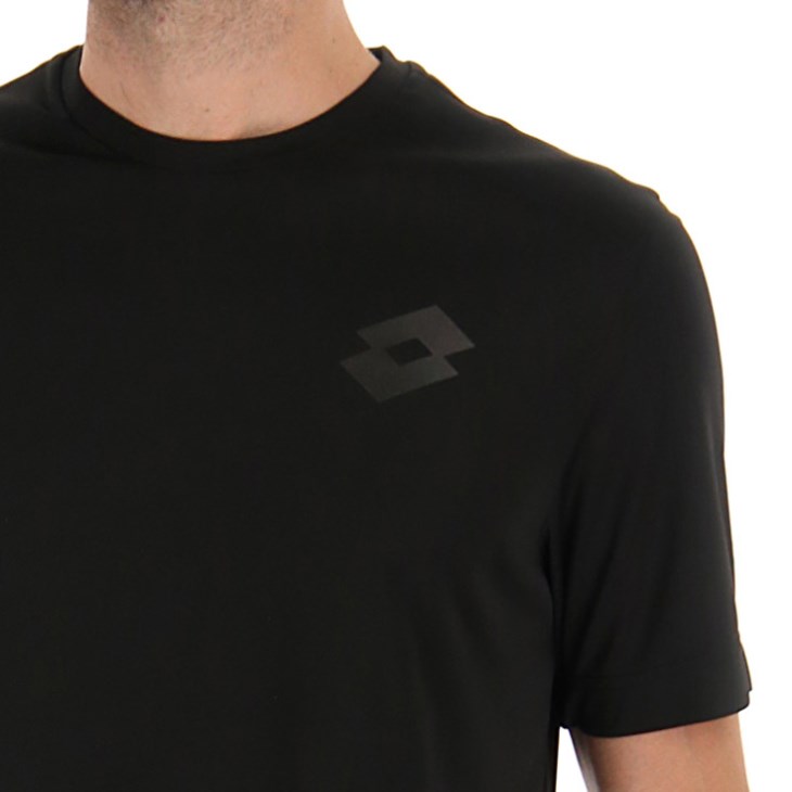 Camiseta Lotto MSP II Hombre Negras | PJ661706F6