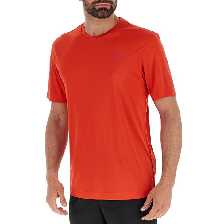 Camiseta Lotto MSP II Hombre Rojas | ZM578987Z3