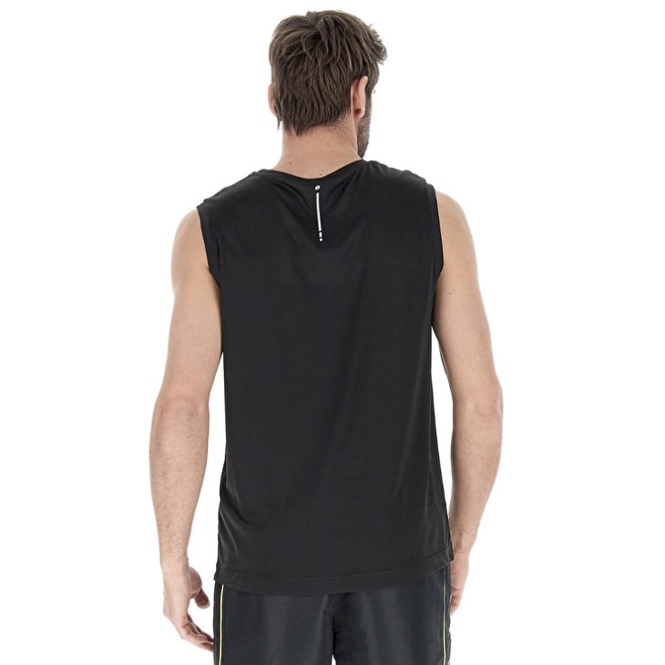 Camiseta Lotto MSP SL II Hombre Negras | CE010761B6