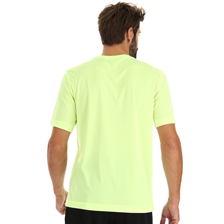 Camiseta Lotto MSP Sports Zip Hombre Amarillo | SQ776187X5