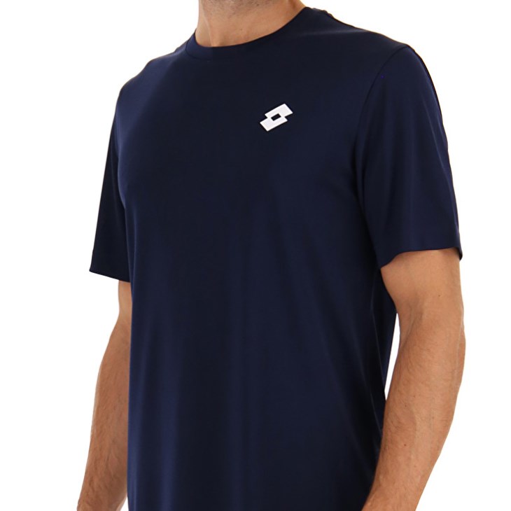 Camiseta Lotto MSP Sports Zip Hombre Azul Marino Azules | UO737763I7