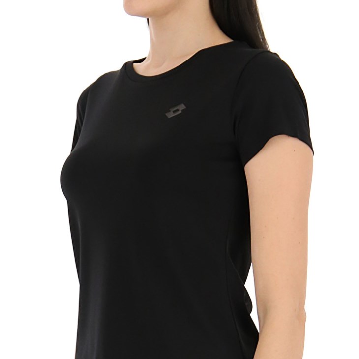 Camiseta Lotto MSP W Mujer Negras | BI464786Q2