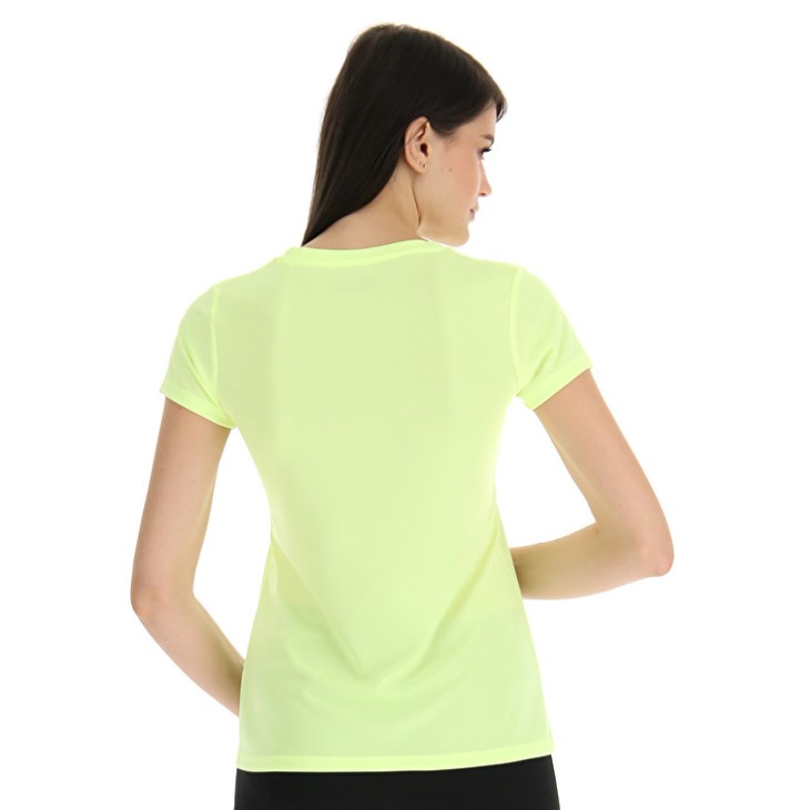 Camiseta Lotto MSP W Sports Zip Mujer Amarillo | MK995849Y5
