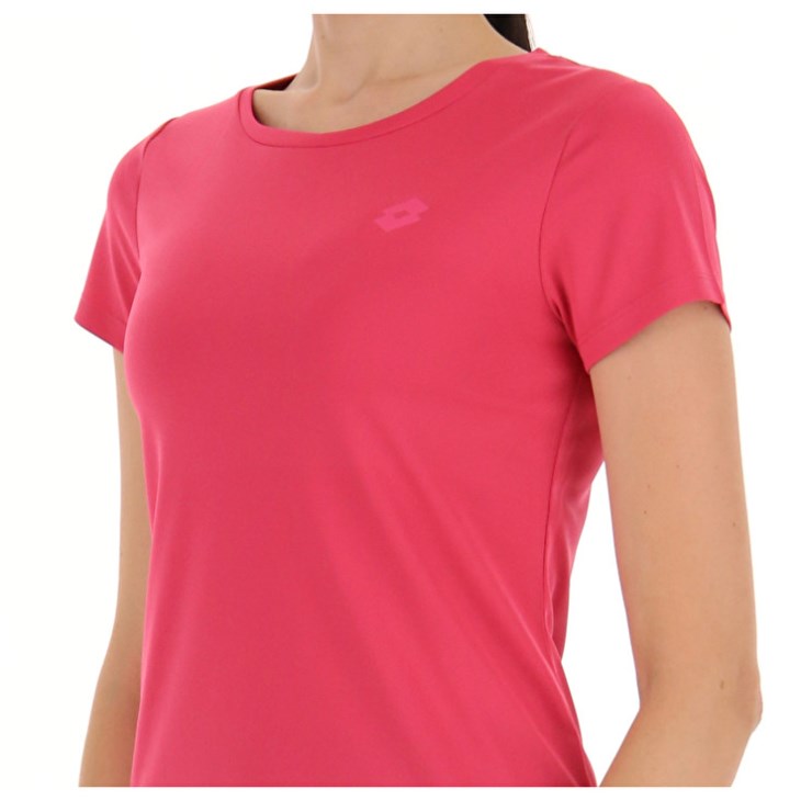 Camiseta Lotto MSP W Sports Zip Mujer Rosas | IH172007W7