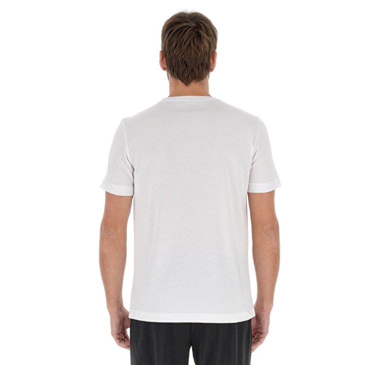 Camiseta Lotto Monza Elite JS Hombre Blancas | VO624152D8