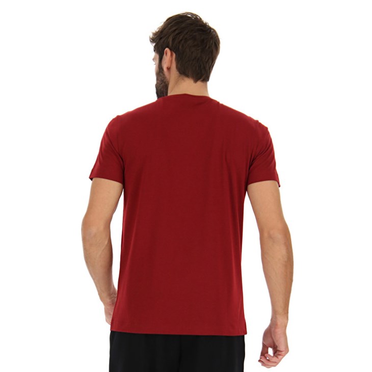 Camiseta Lotto Msc Hombre Rojas | VI575387Z9