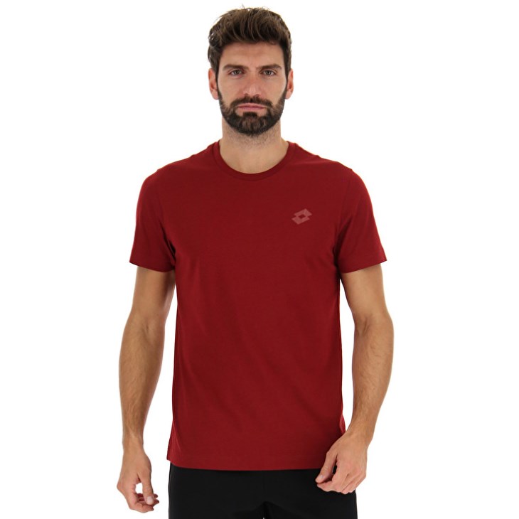 Camiseta Lotto Msc Hombre Rojas | VI575387Z9