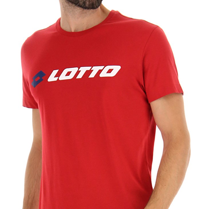 Camiseta Lotto Msc II Logo Hombre Rojas | AI971867W1