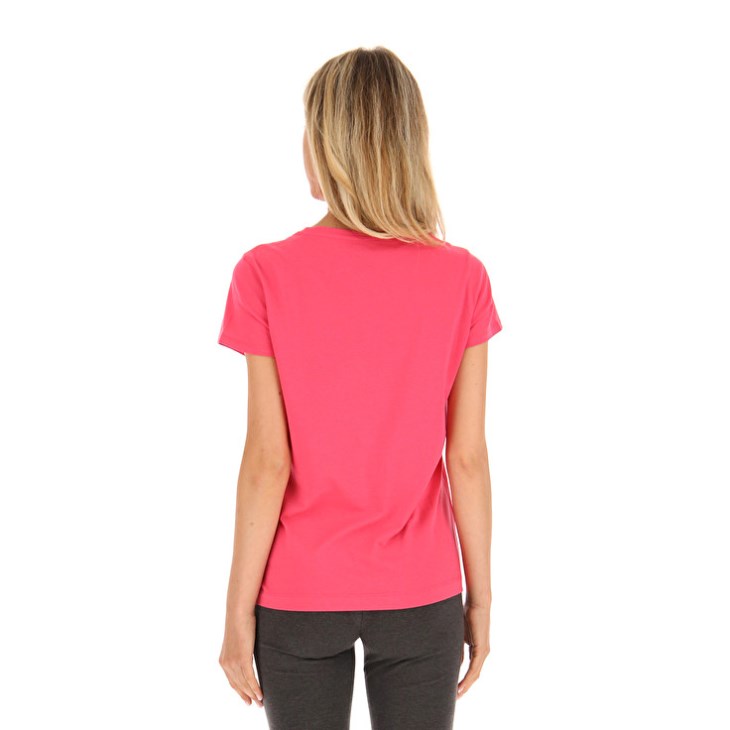 Camiseta Lotto Msc W Mujer Rosas | EG469086Z9