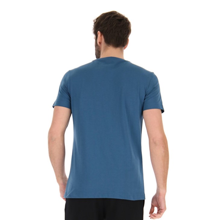 Camiseta Lotto Smart III Sports Zip Hombre Azules Coral | MD060596T4