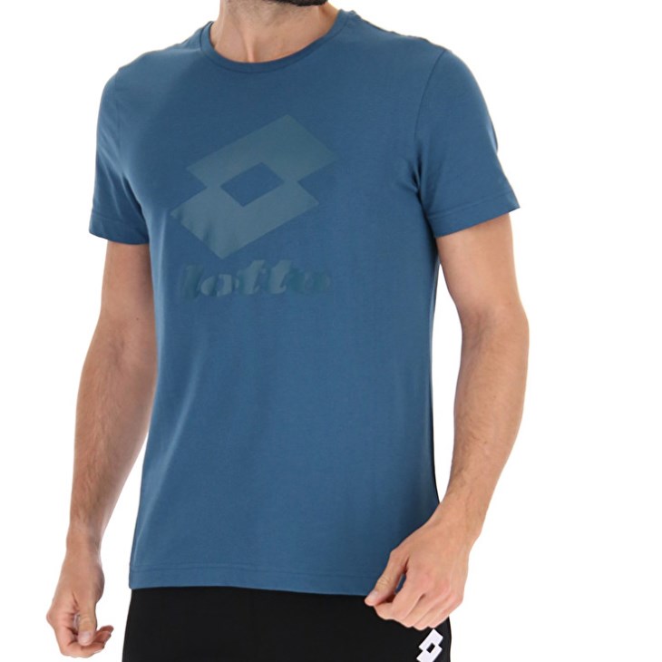 Camiseta Lotto Smart III Sports Zip Hombre Azules Coral | MD060596T4