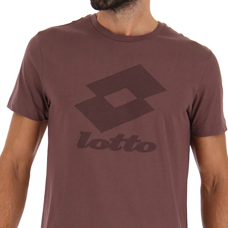 Camiseta Lotto Smart III Sports Zip Hombre Marrones | BW543874V7