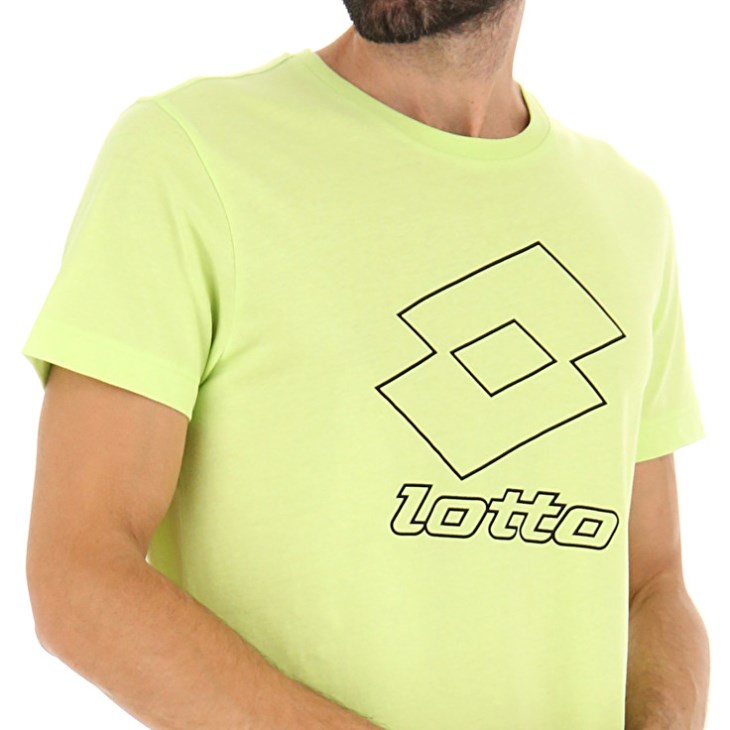 Camiseta Lotto Smart IV 1 Hombre Amarillo | JK861336Y2