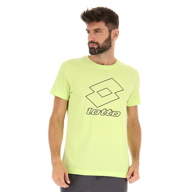Camiseta Lotto Smart IV 1 Hombre Amarillo | JK861336Y2