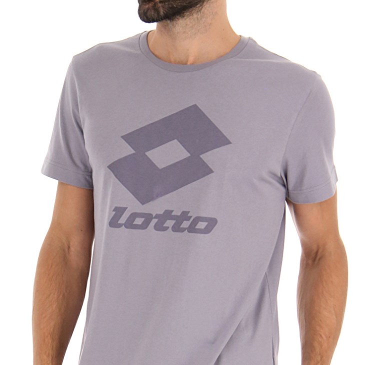 Camiseta Lotto Smart IV 2 Hombre Plateadas | LD889868N3