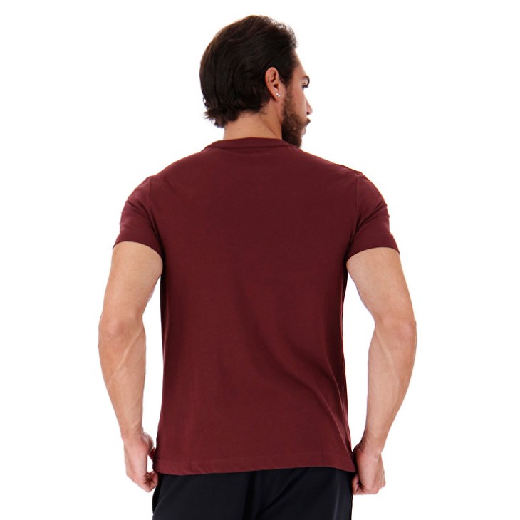 Camiseta Lotto Smart JS Hombre Rojas Oscuro | DD870607B6
