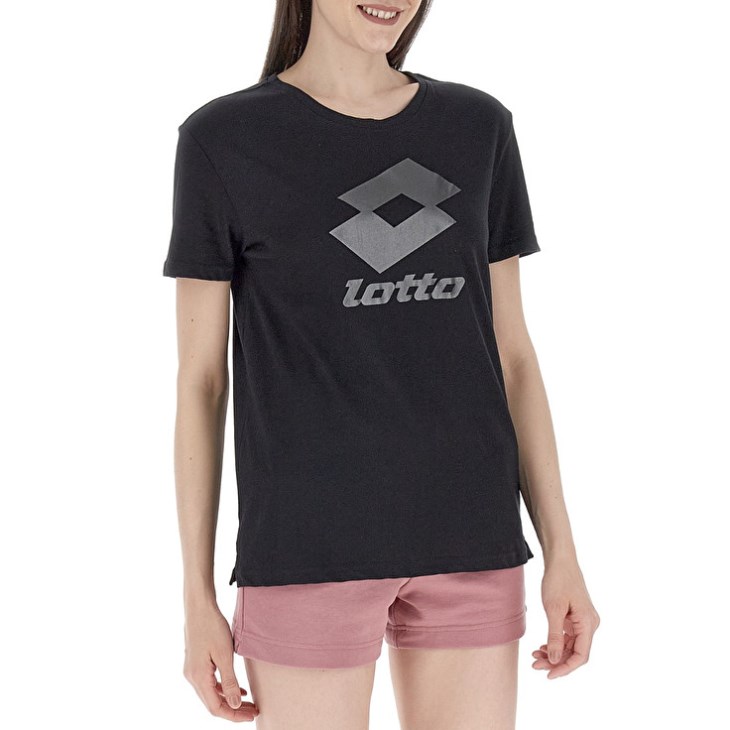 Camiseta Lotto Smart W IV Mujer Negras | PD852445Y5