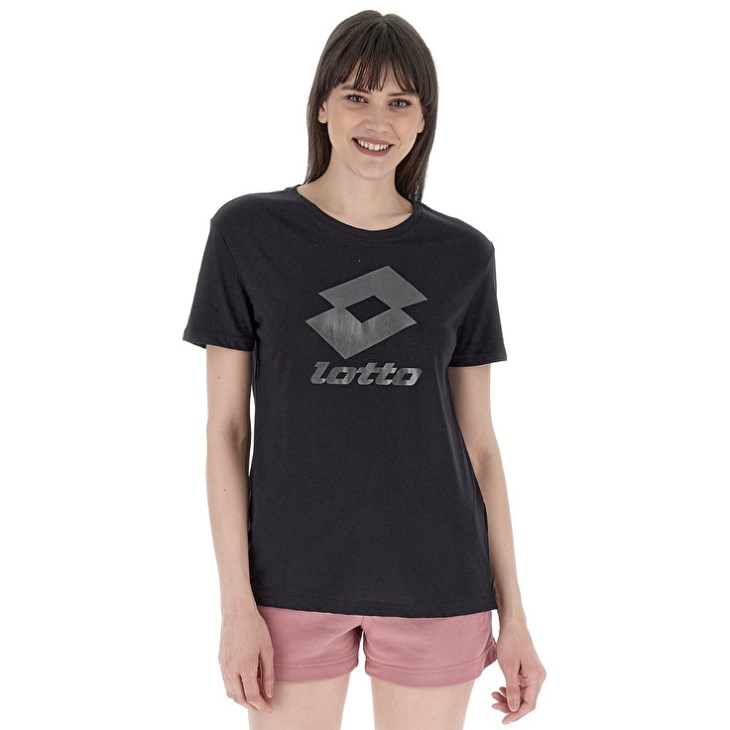 Camiseta Lotto Smart W IV Mujer Negras | PD852445Y5