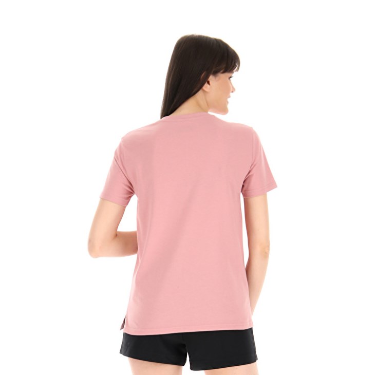 Camiseta Lotto Smart W IV Mujer Rosas | YB100240F2