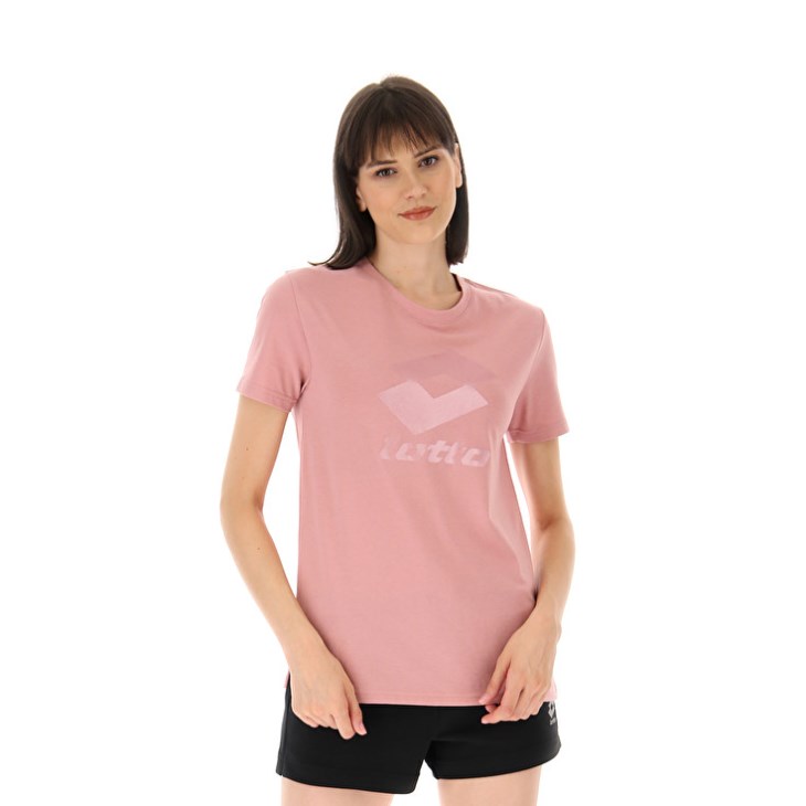Camiseta Lotto Smart W IV Mujer Rosas | YB100240F2