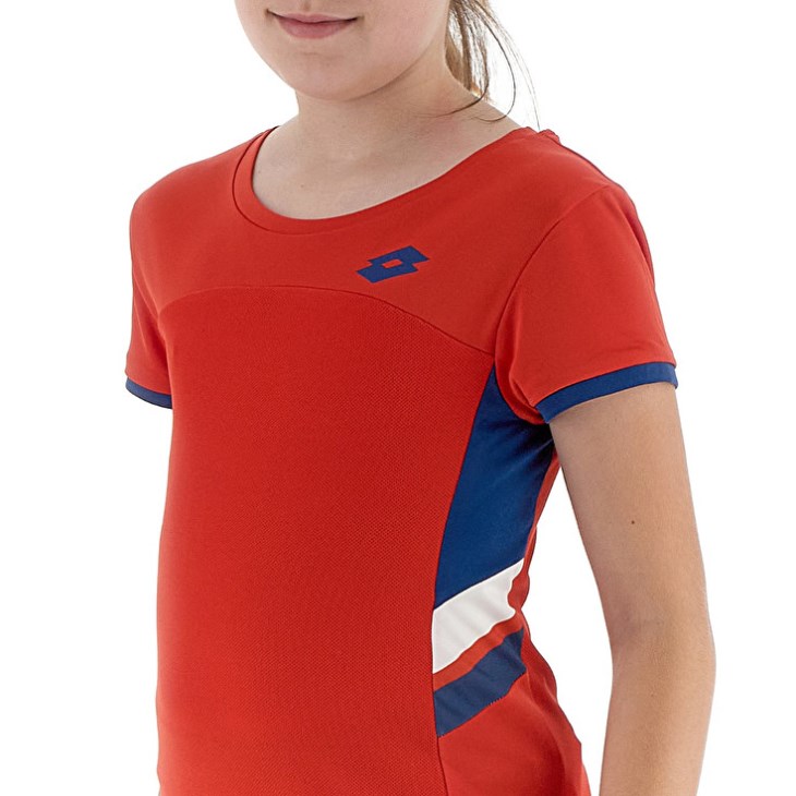 Camiseta Lotto Squadra G III Niños Rojas | FP540604Z1