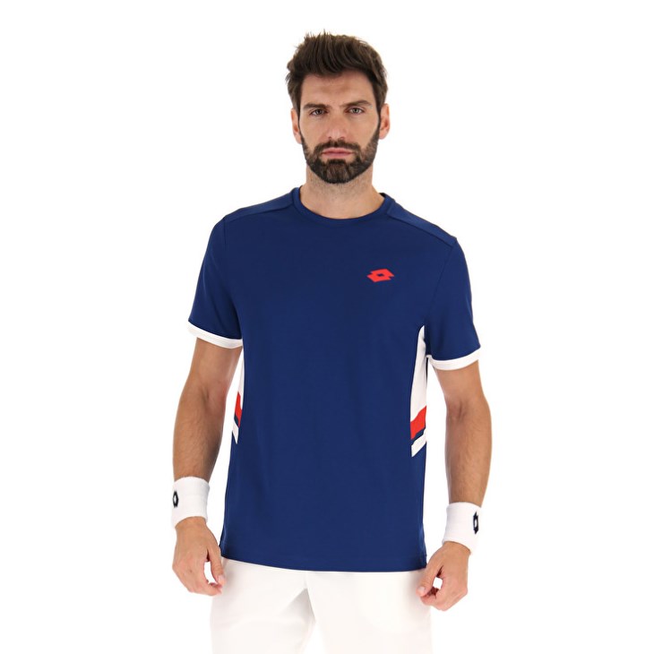 Camiseta Lotto Squadra III Hombre Azules | QM489358G7
