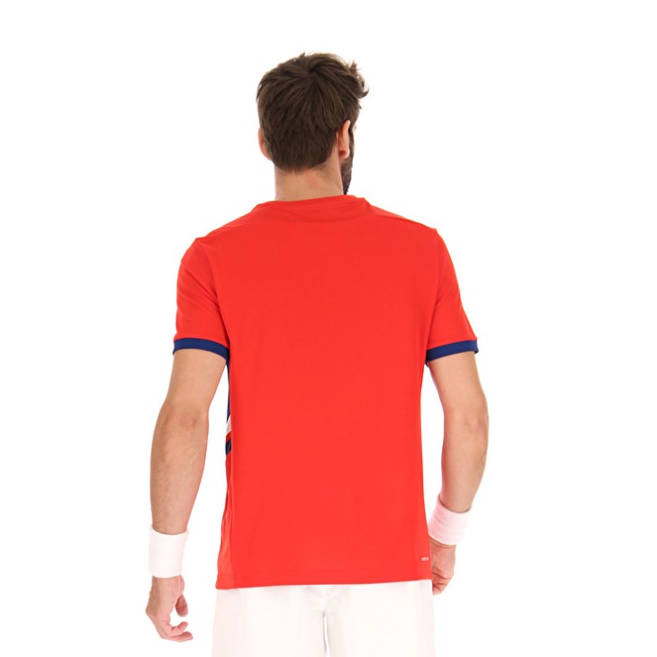 Camiseta Lotto Squadra III Hombre Rojas | ZE899989H0