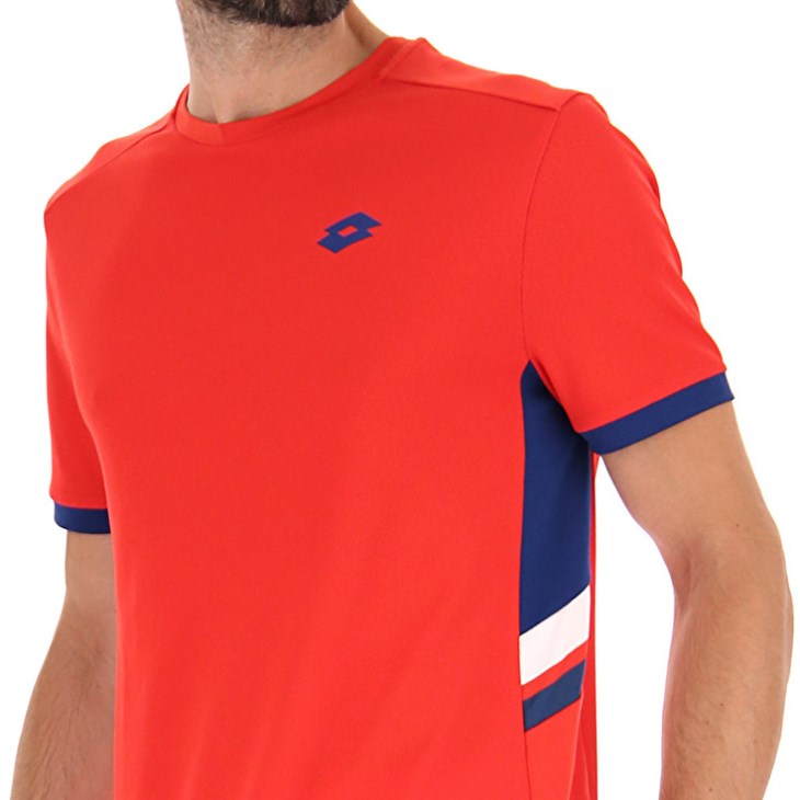 Camiseta Lotto Squadra III Hombre Rojas | ZE899989H0