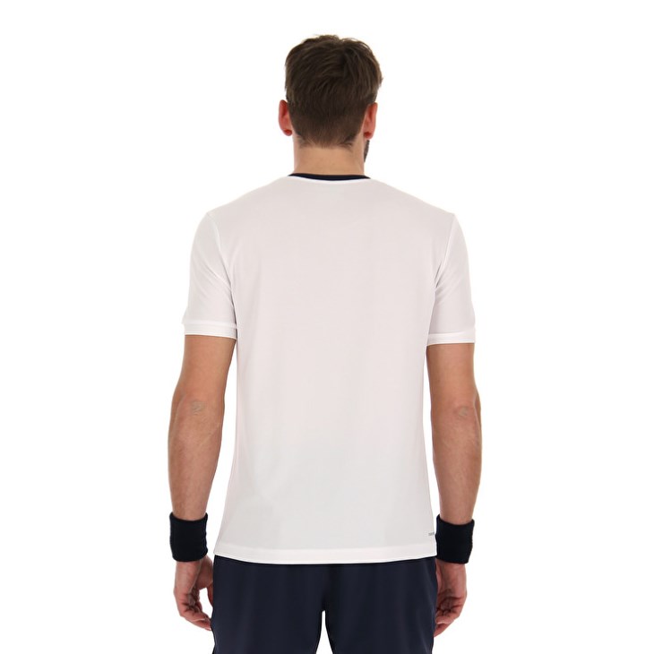 Camiseta Lotto Squadra II PL Hombre Blancas | KQ909800F6