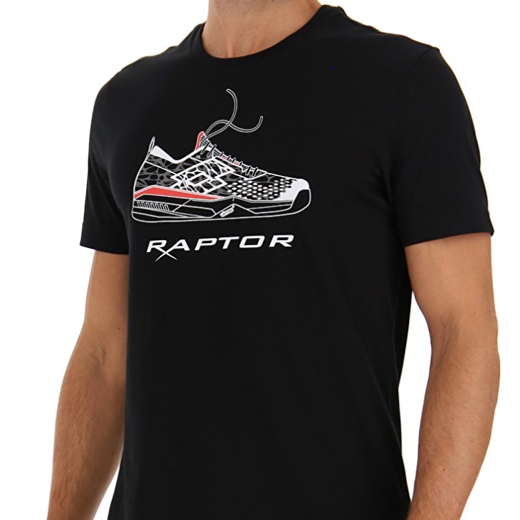 Camiseta Lotto Squadra II Raptor Hombre Negras | TN366186H8