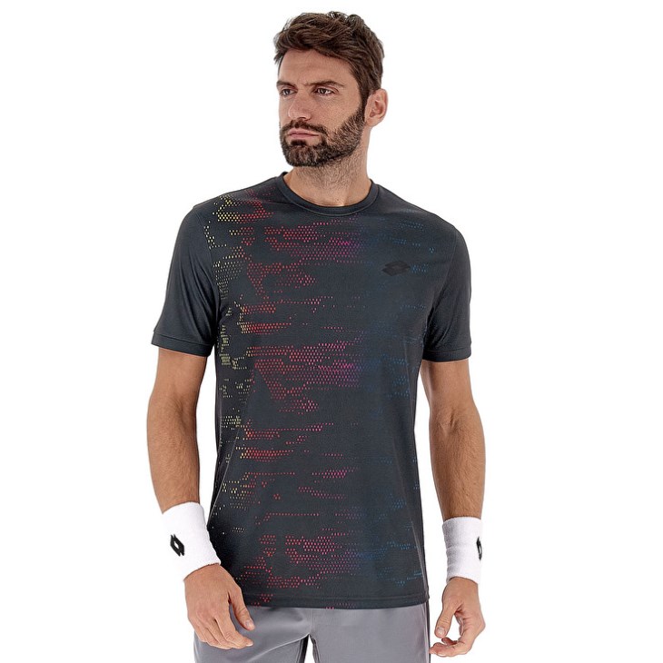 Camiseta Lotto Superrapida VII Hombre Gris Oscuro | QE077577U2