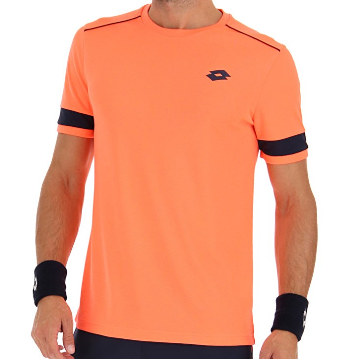 Camiseta Lotto Superrapida V Hombre Coral | UV104160A4