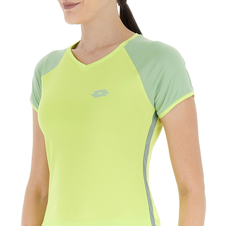 Camiseta Lotto Superrapida W VI Mujer Limón | TM136483D3